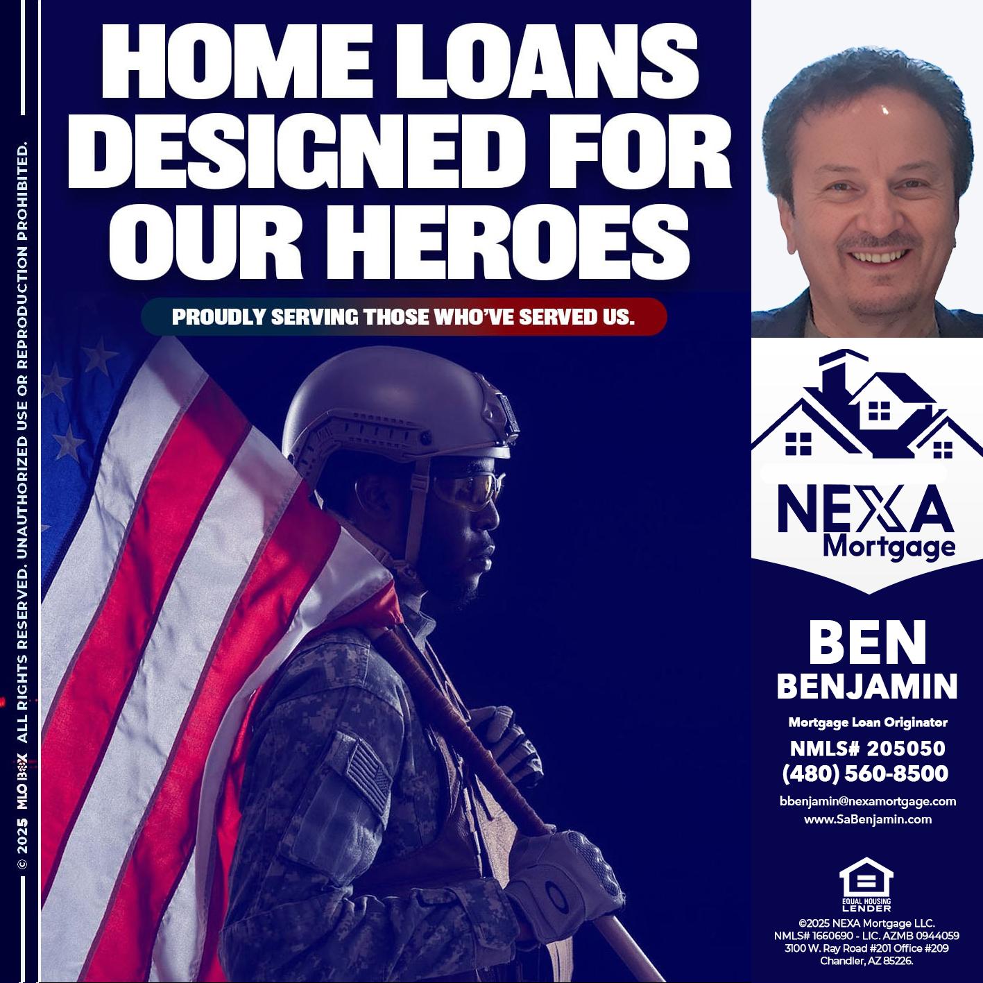 home loans - Ben Benjamin -Mortgage Loan Originator