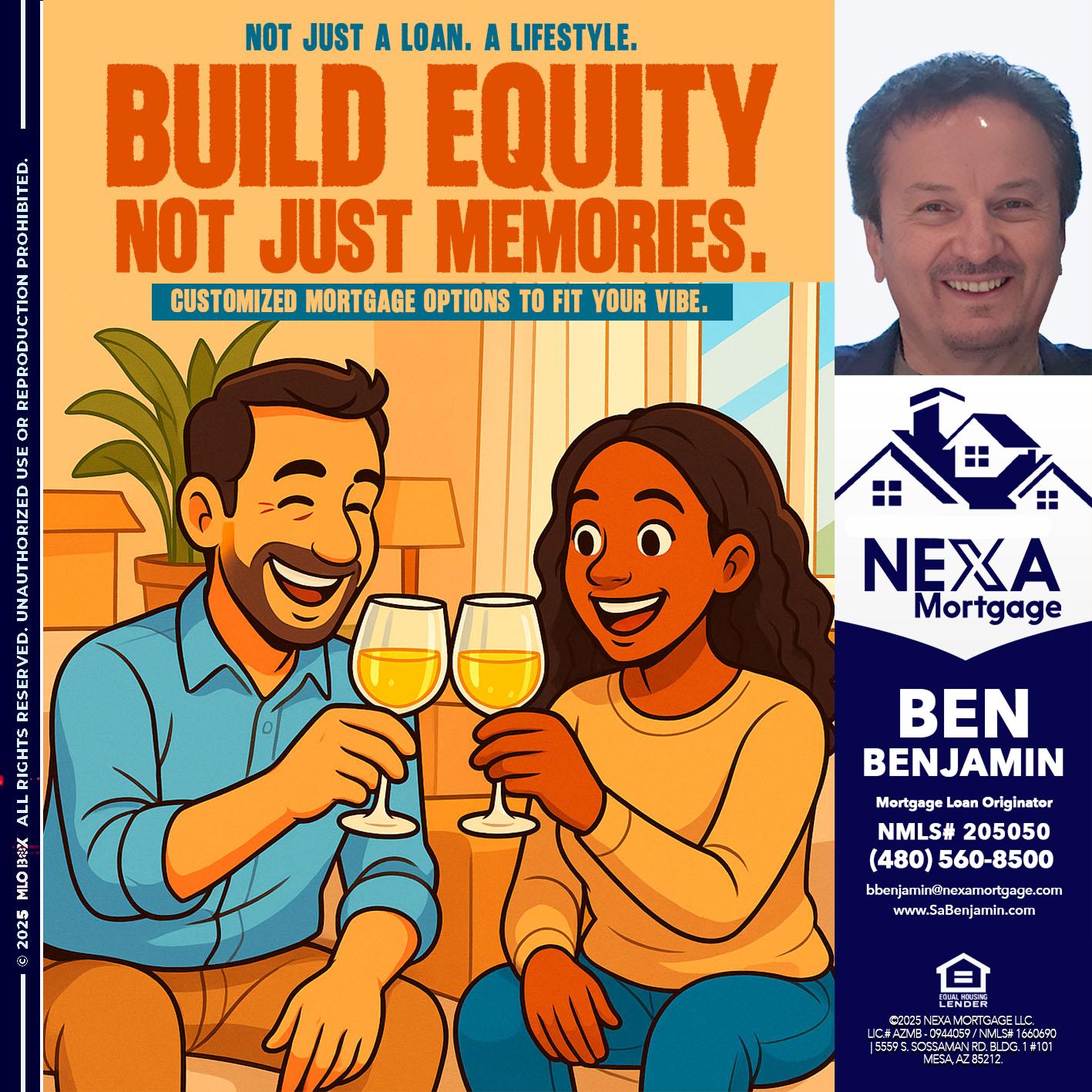 BILD EQUITY - Ben Benjamin -Mortgage Loan Originator