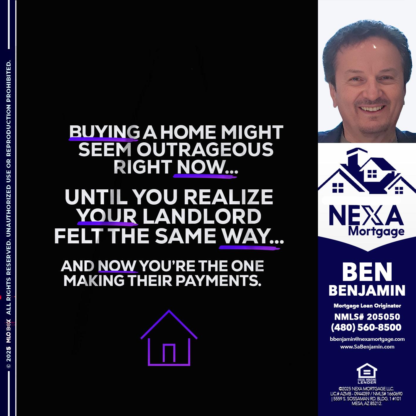 BUYING A HOME - Ben Benjamin -Mortgage Loan Originator