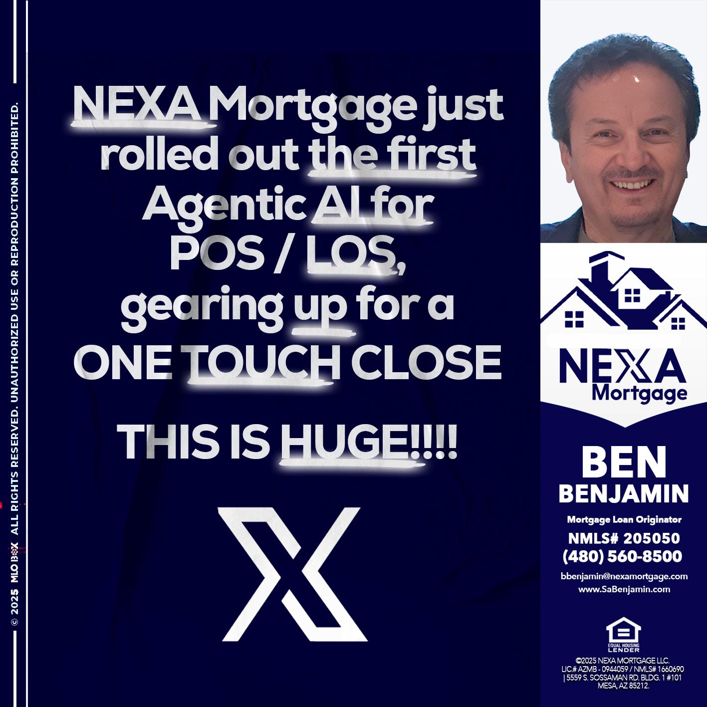 NEXA MORTGAGE - Ben Benjamin -Mortgage Loan Originator