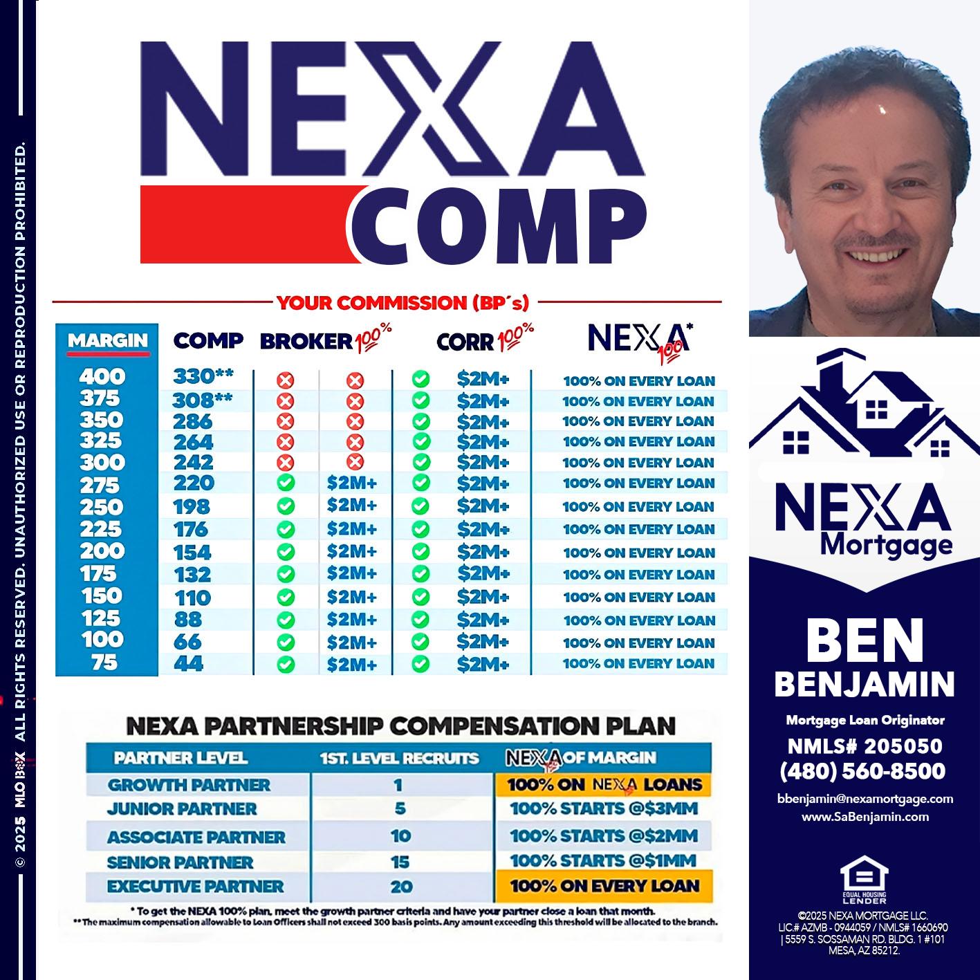 NEXA COMP - Ben Benjamin -Mortgage Loan Originator
