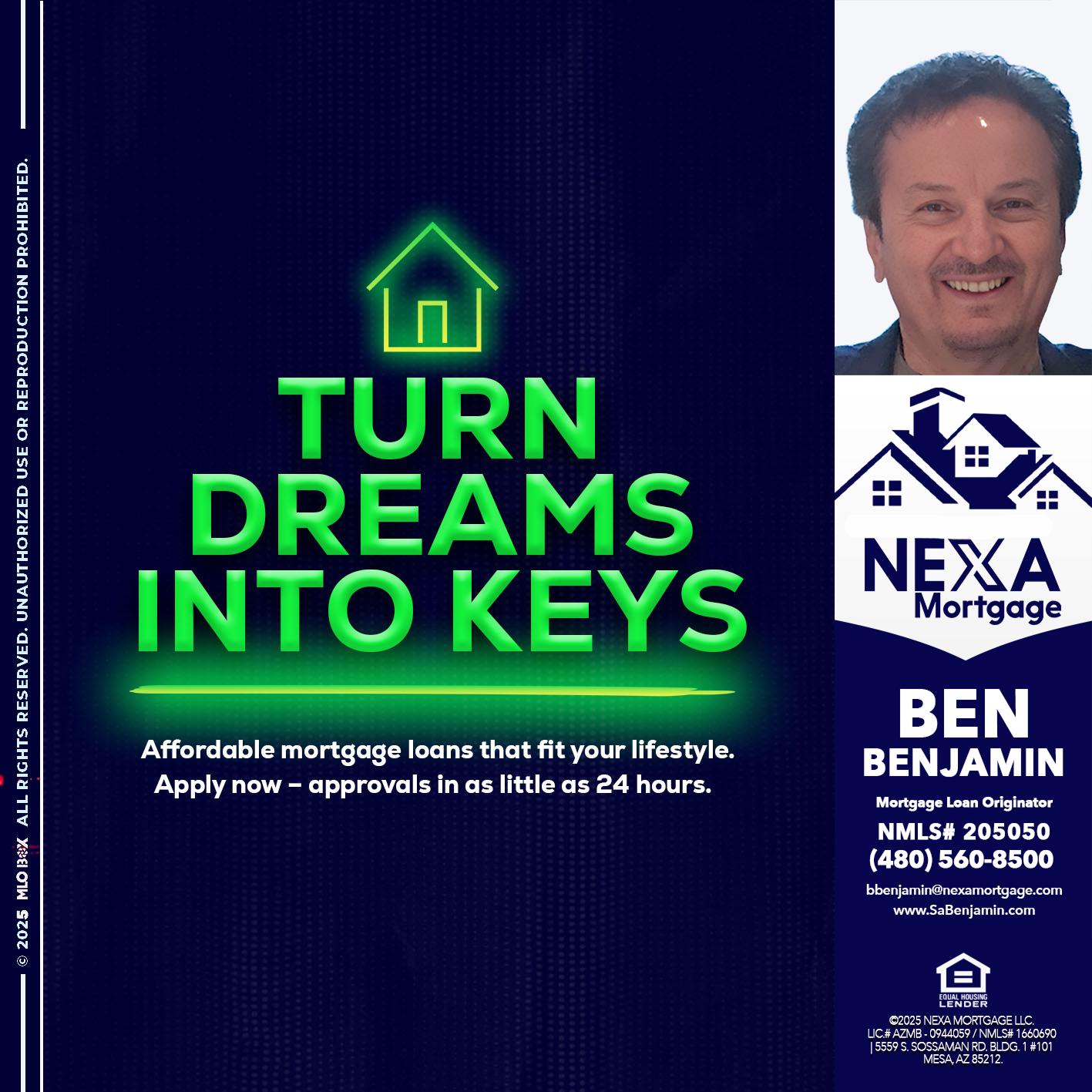 turn dreams - Ben Benjamin -Mortgage Loan Originator