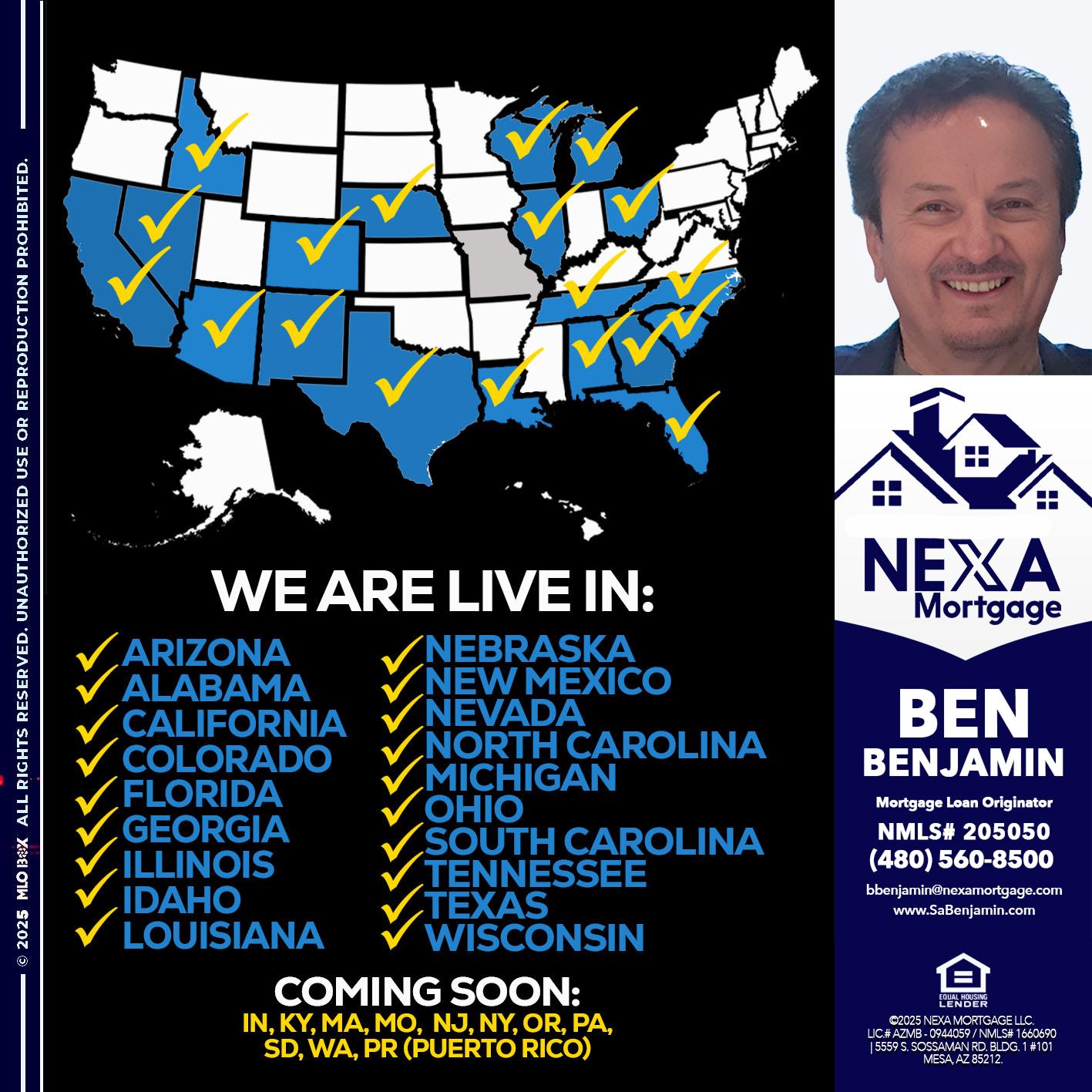 New Mexico live - Ben Benjamin -Mortgage Loan Originator