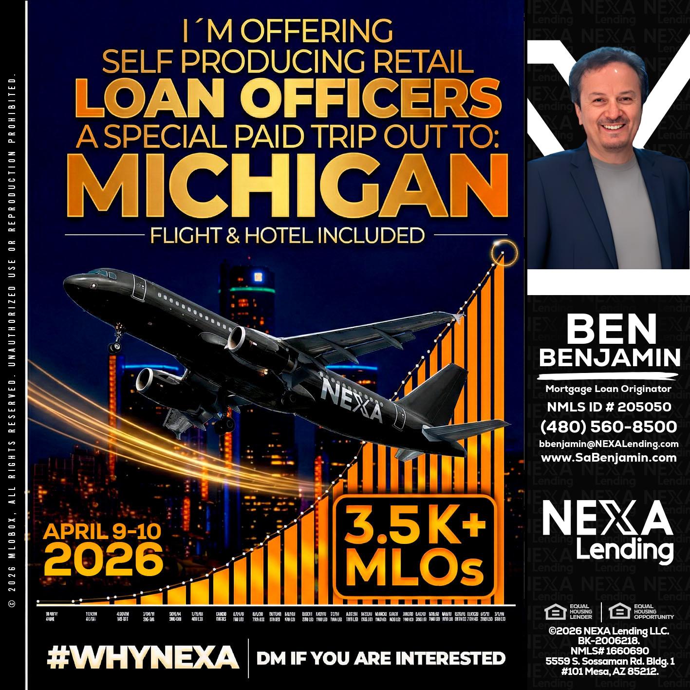 3.5K - Ben Benjamin -Mortgage Loan Originator