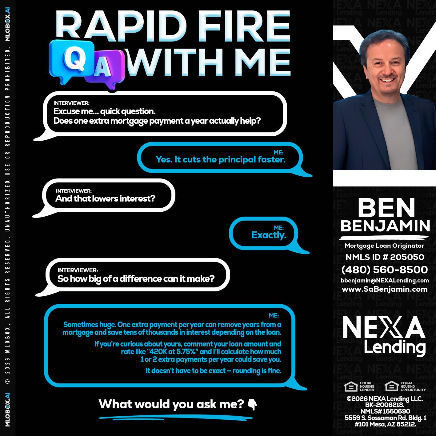 RAPID Q&A - Ben Benjamin -Mortgage Loan Originator