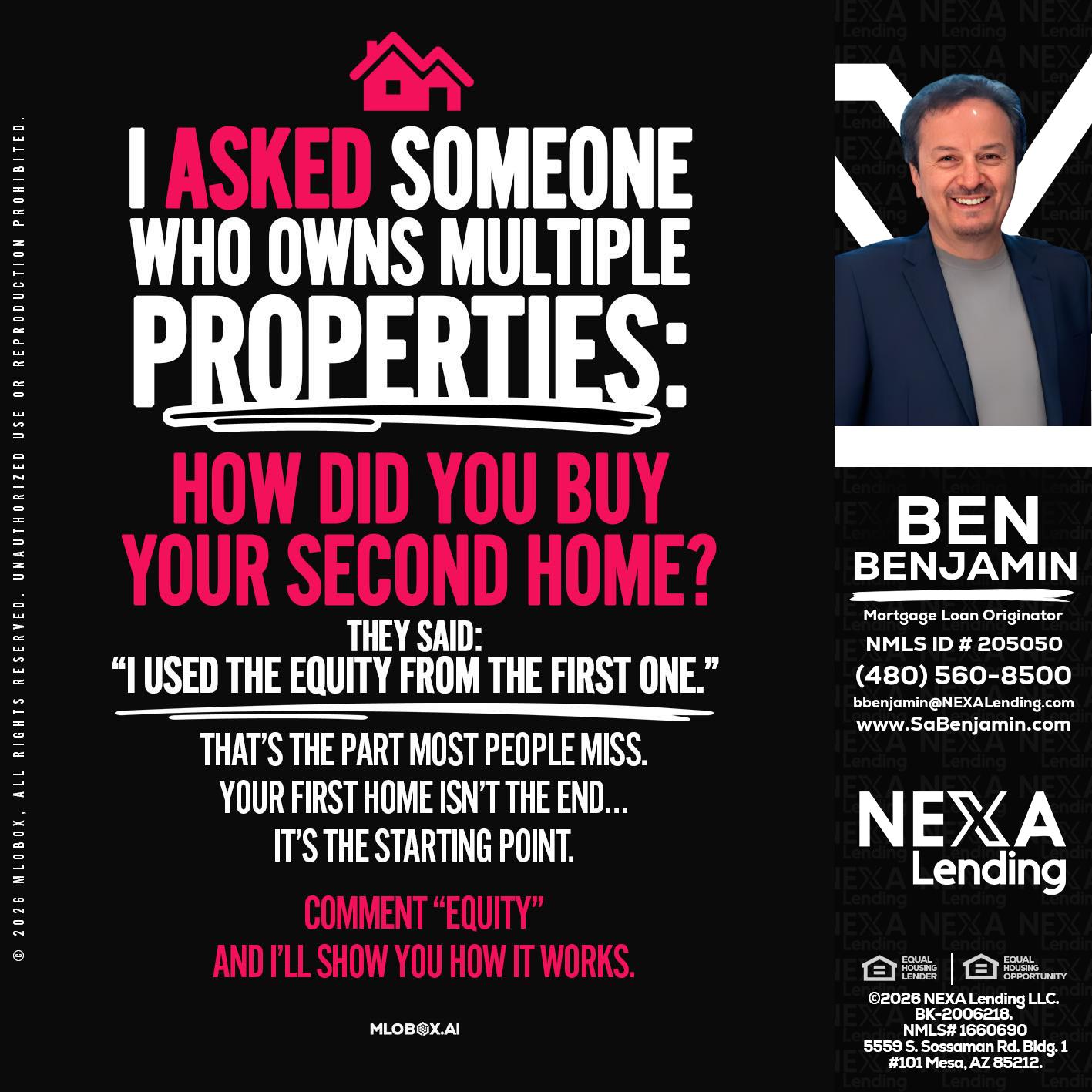 I ASKED SOMEONE - Ben Benjamin -Mortgage Loan Originator