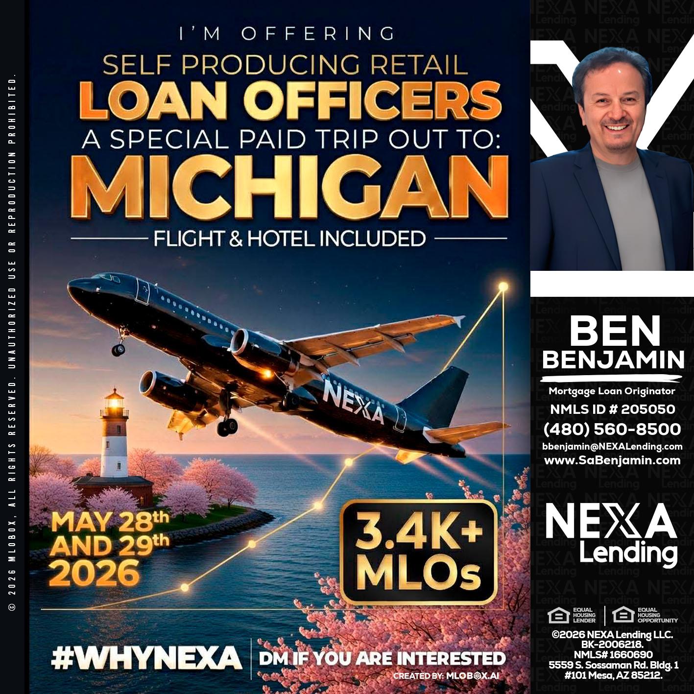 MICHIGAN TRIP - Ben Benjamin -Mortgage Loan Originator