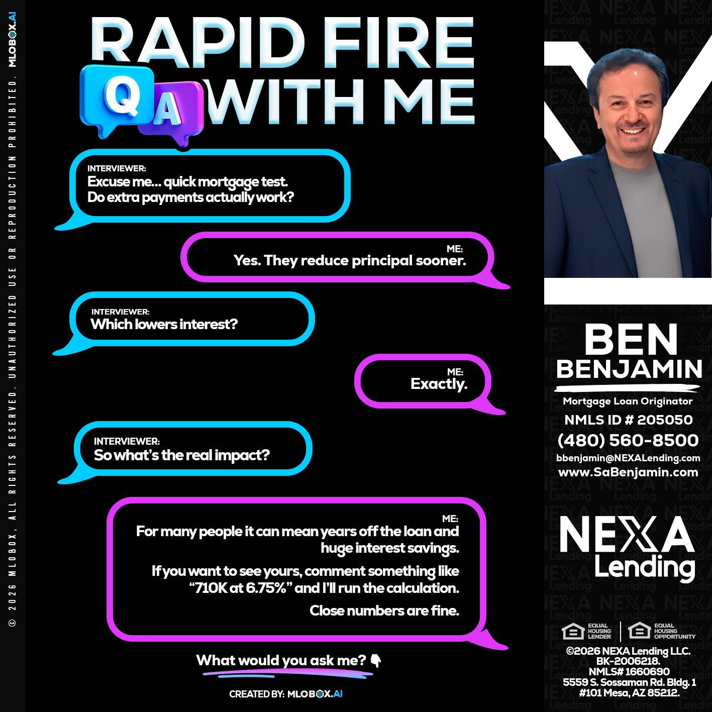 RAPID QA - Ben Benjamin -Mortgage Loan Originator