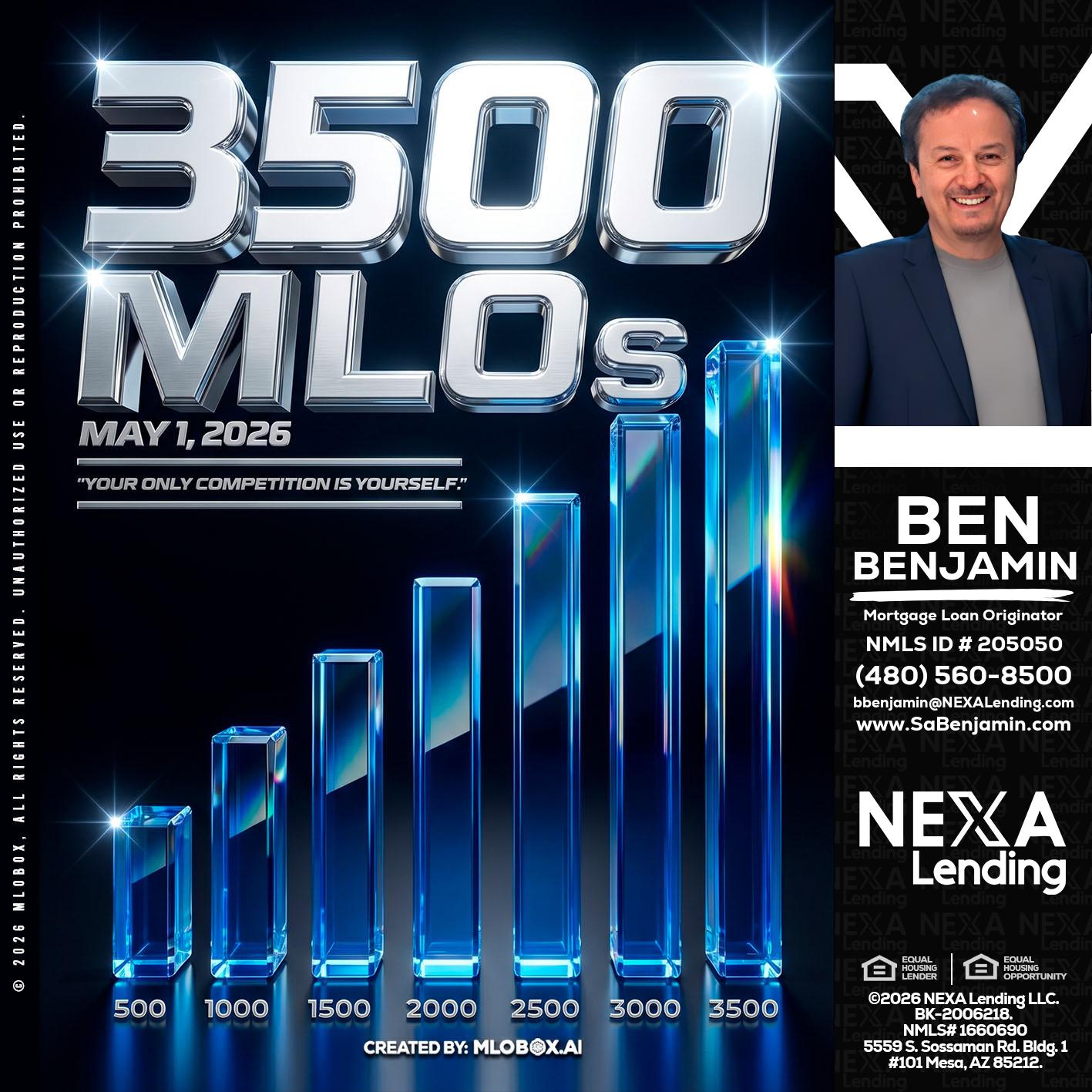 3500 MLOs - Ben Benjamin -Mortgage Loan Originator