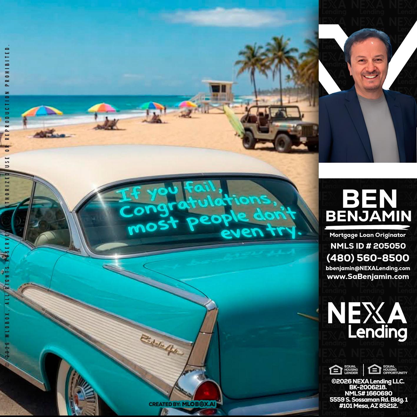 if you - Ben Benjamin -Mortgage Loan Originator