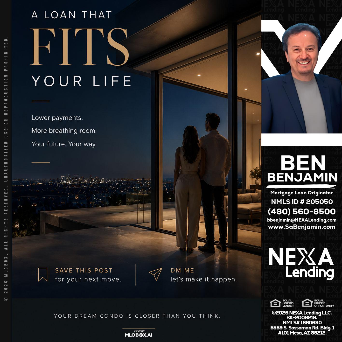 LOANS THAT FIT - Ben Benjamin -Mortgage Loan Originator