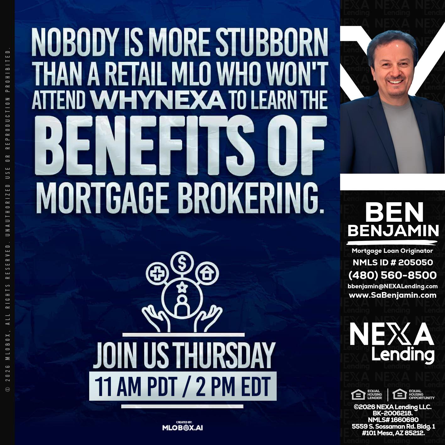WHY NEXA - Ben Benjamin -Mortgage Loan Originator