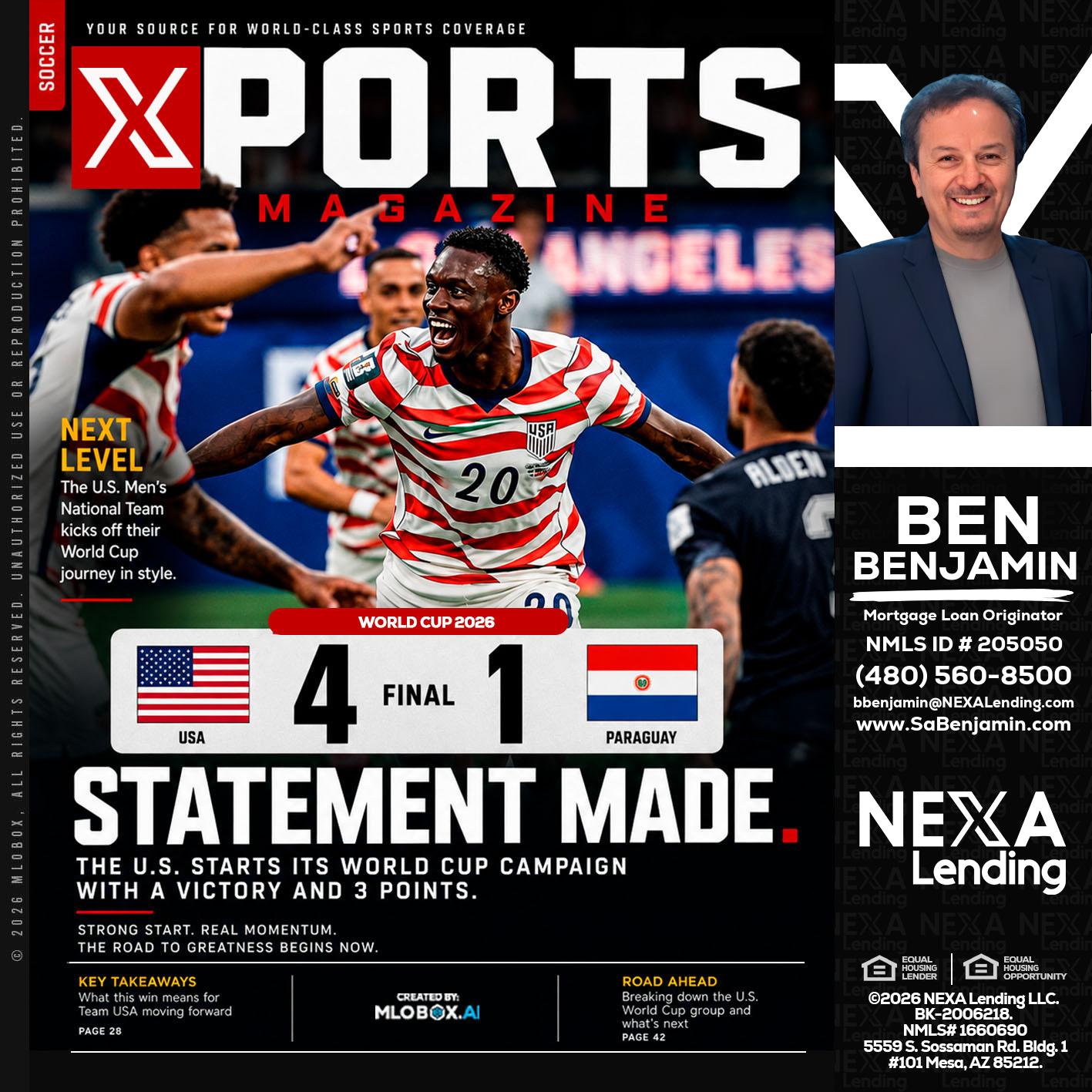 XPORTS - Ben Benjamin -Mortgage Loan Originator