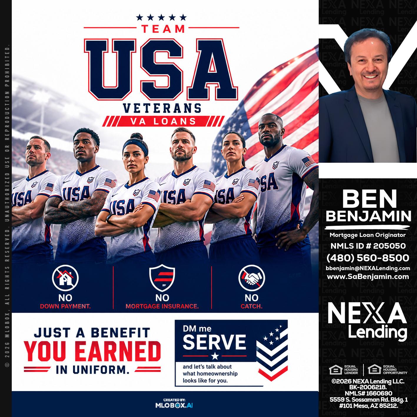 USA TEAM - Ben Benjamin -Mortgage Loan Originator