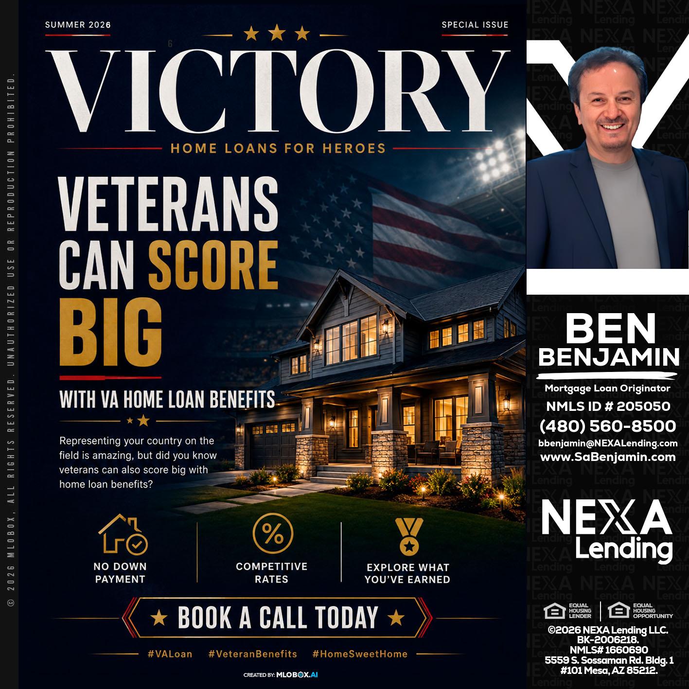 VICTORY - Ben Benjamin -Mortgage Loan Originator