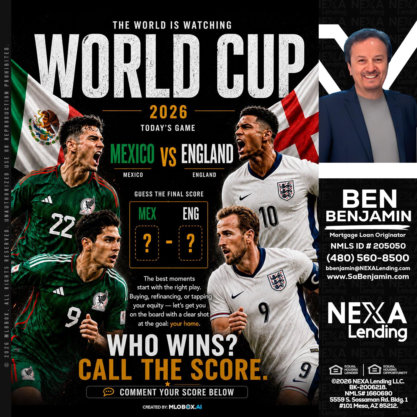 WHO'S WIN - Ben Benjamin -Mortgage Loan Originator