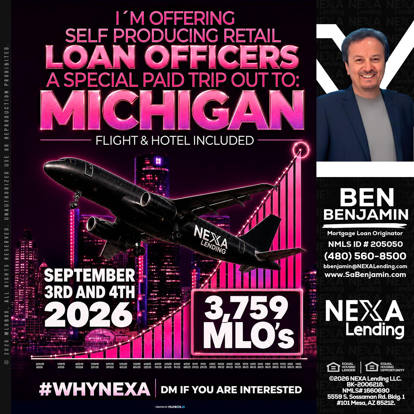 MICHIGAN TRIP - Ben Benjamin -Mortgage Loan Originator