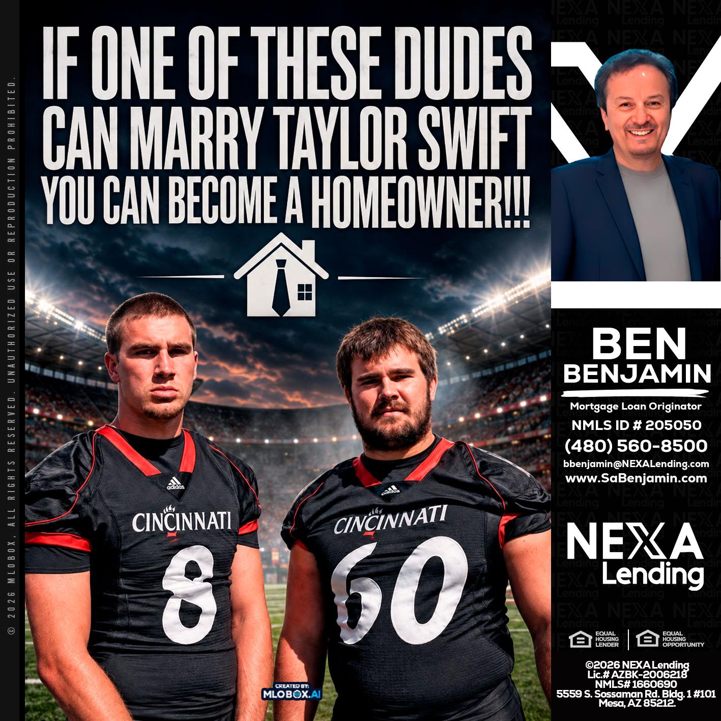 if one of these - Ben Benjamin -Mortgage Loan Originator