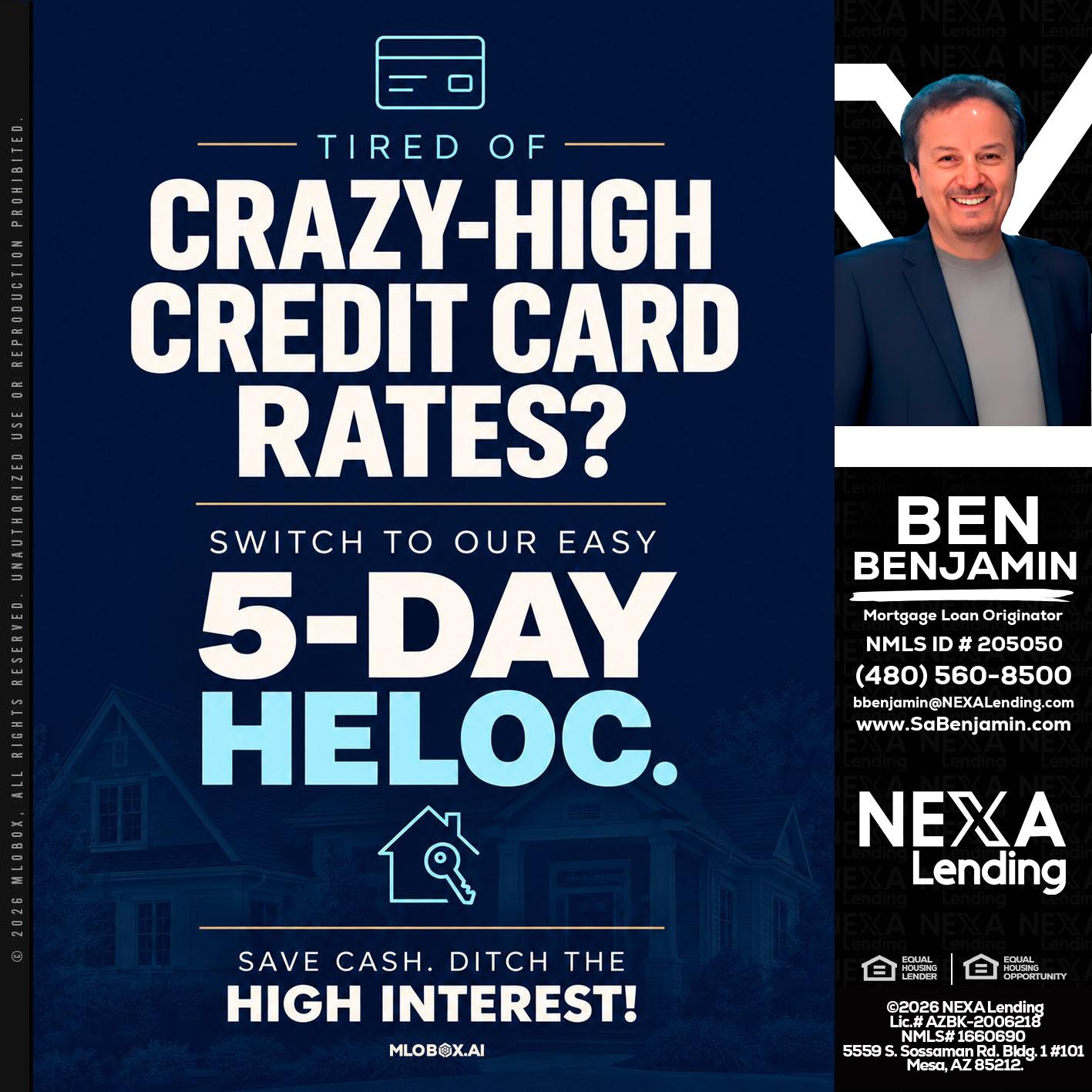 crazy high - Ben Benjamin -Mortgage Loan Originator