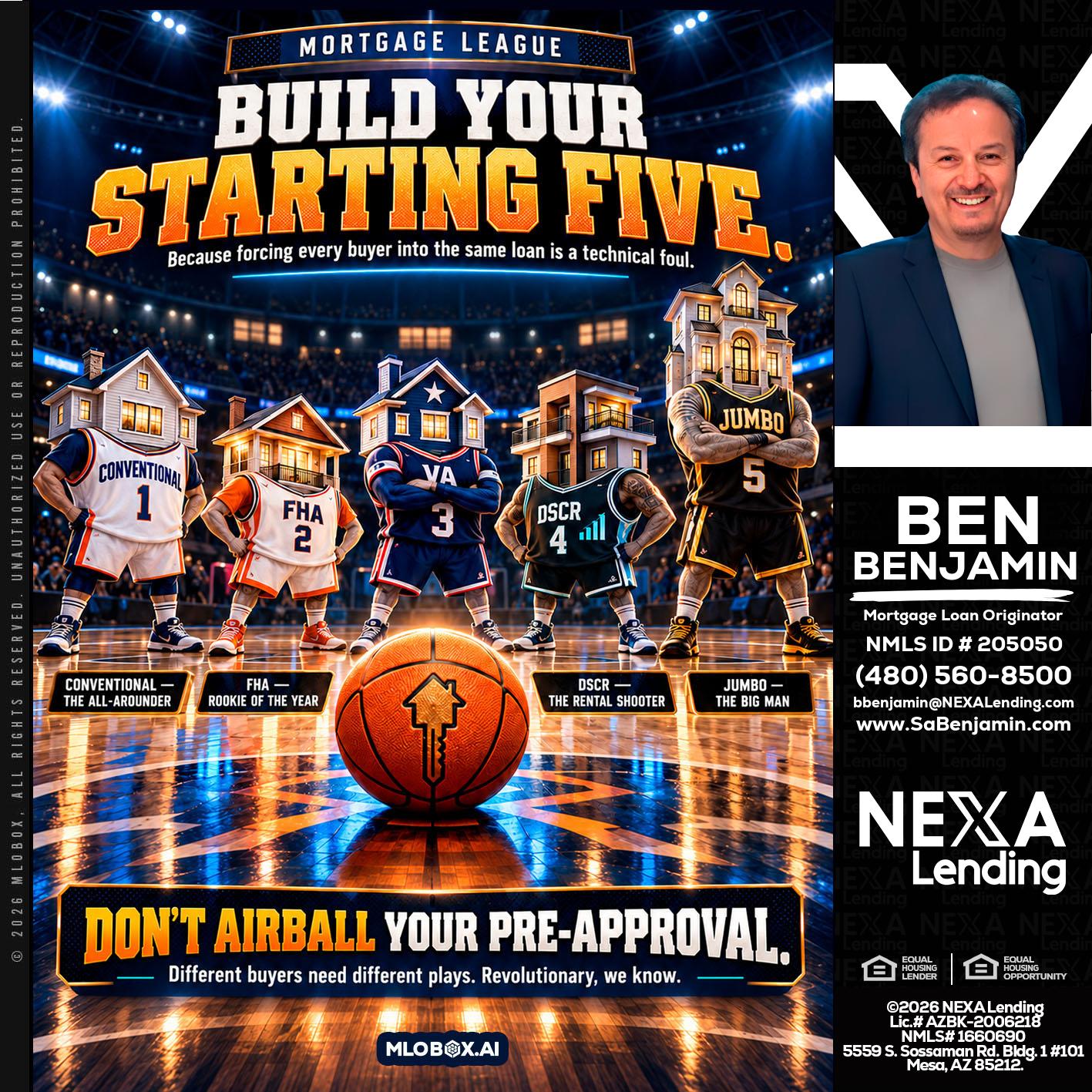 BUILD YOUR - Ben Benjamin -Mortgage Loan Originator